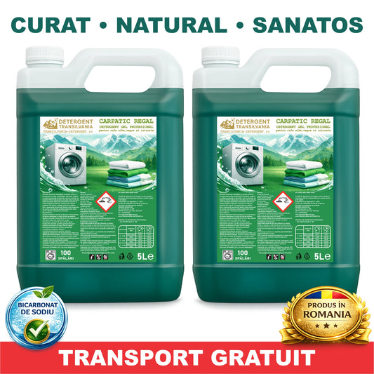 2x5L Set Detergent GEL Rufe Carpatic Regal PROFESIONAL