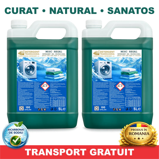 2x5L Set Detergent GEL Rufe Mosc Regal PROFESIONAL